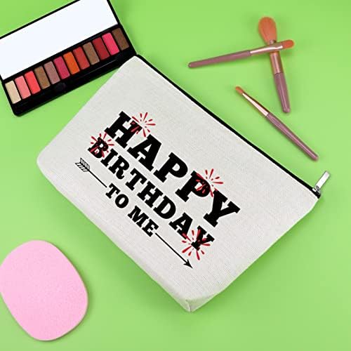 Gevody Sweet 13 Presentes para meninas Bolsa de maquiagem 13º Presentes Feliz Aniversário Presentes