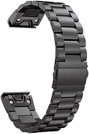 Bedcy Watchband Strap for Garmin Fenix ​​7 7x 7s 6 6x Pro 5 5xplus 3HR Redução rápida Relógio de aço