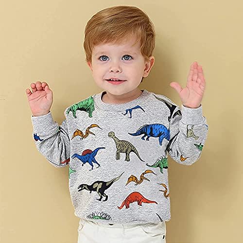 Camisas de dinossauros de meninos pequenos camisetas top top rex dino dino bebê bandeira americana roupas de