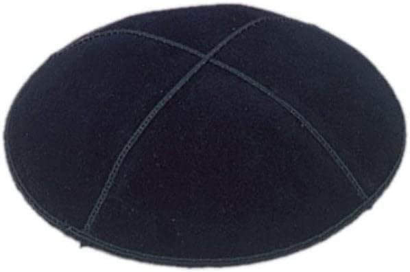 O Kabbalah Center Suede Leather Fabric Kippot Kippah Yarmulkah Single ou Yarmulke em massa