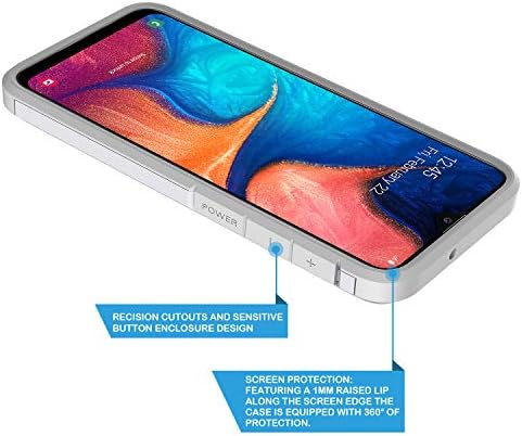Caixa Samsung Galaxy A10E, Rosebono Slim Hybrid Dual Camada Dual Chapa Hard Casta Graphic Moda Graphic