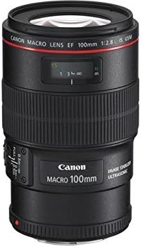 Canon EF 100mm f/2.8L é lente macro USM para câmeras SLR Digital Versão Internacional