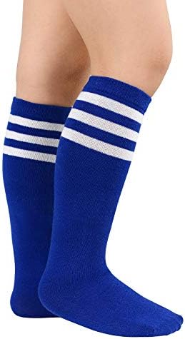 Meias infantis joelhos altos uniformes esportes meias de futebol meias de tubo para crianças meninos meninas