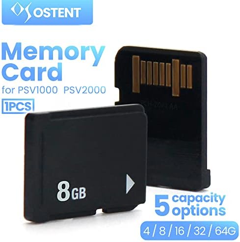 OSTENT 8GB Memory Card Stick Storage para Sony PS Vita PSV1000/2000 PCH-Z041/Z081/Z161/Z321/Z641
