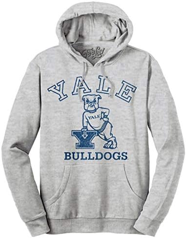 Tee Luv Men's Yale Hoodie - moletom de Yale Bulldog encapuzado