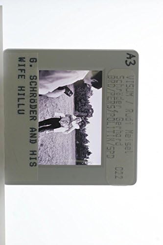 Slides foto de Gerhard Fritz Kurt Schr246; Der e sua esposa Hillu