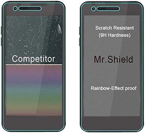 Mr.Shield [3-Pack] projetado para LG [vidro temperado] Protetor de tela com substituição ao longo da vida