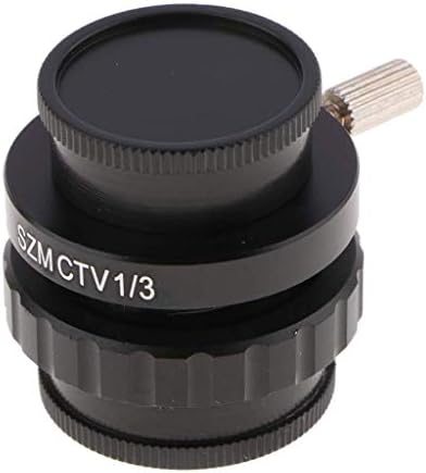0,3x Câmera de adaptador de lente CTV1 / 3 CCD C para microscópio estéreo trinocular