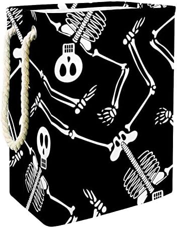 Crânio do Esqueleto de Esqueleto Unicey Bin Lavanderia dobrável Lavander