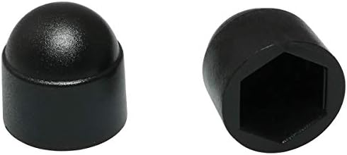 PSCCO 30PCS Black Hexagon Socket Protection Cap M6-10