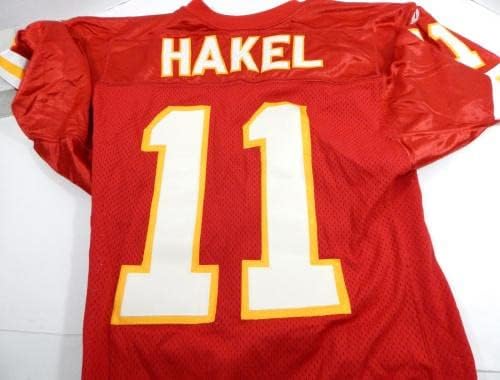 Kansas City Chiefs Chris Hakel 11 Jogo emitido Red Jersey 75th Patch 40 DP32176 - Jerseys de jogo NFL