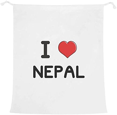 Azeeda 'I Love Nepal' Lavanderia/Bolsa de Lavagem/Armazenamento