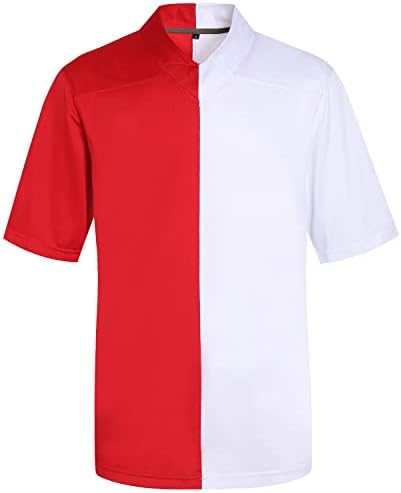 DeHaner Plain Blank Football camisas para homens unissex atléticos camisetas praticam roupas esportivas
