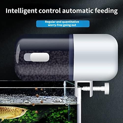WSSBK Fish Tank Automático Fish alimentador de peixe Pesca alimentadora de tempo inteligente alimentador para
