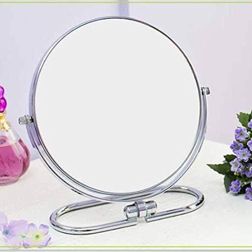 Espelho de maquiagem de metal llryn, espelho de maquiagem portátil