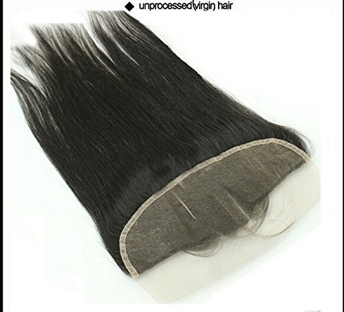 DAJUN 6A NOTS BLEACHED NOTS MID-PARTA EXCERMENTO FRONTAL DE LACE 13 4 Cabelo natural chinês de cabelo