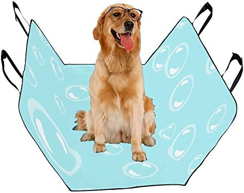 Tampa de assento de cão enevotx bolhas de sopro personalizadas de impressão de cardápio de impressão