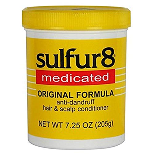 Sulfur8 Medicados anti-casca e condicionador de couro cabeludo fórmula original, 7,25 oz