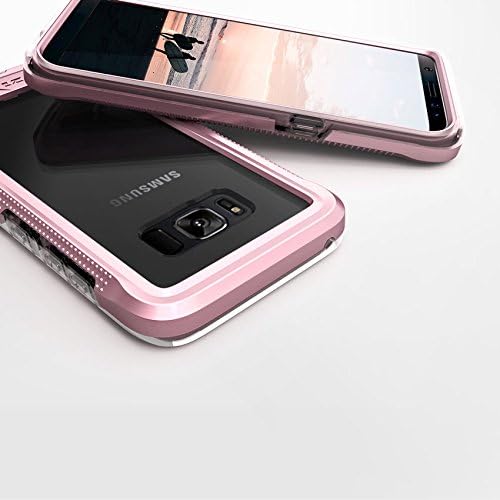 Caso Samsung Galaxy S8 Plus, Zizo [Série de Ion] com Free [Samsung Galaxy S8 Plus Screen Protector] CRISTAL [grau militar] para S8+ Gold Rose/ Clear