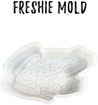 Frog Car Freshie Silicone Mold Toad Cogumelo 2.5x3.75x1 ”Para pêlos aromas de aroma perfumado,