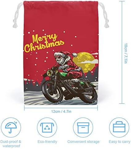 Engraçado de Motocicleta Papai Noel de Natal