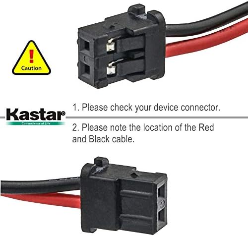 KASTAR 2-PACK AAAX3 3,6V MSM 1000MAH Ni-MH Bateria recarregável para um telefone sem fio não é uniden