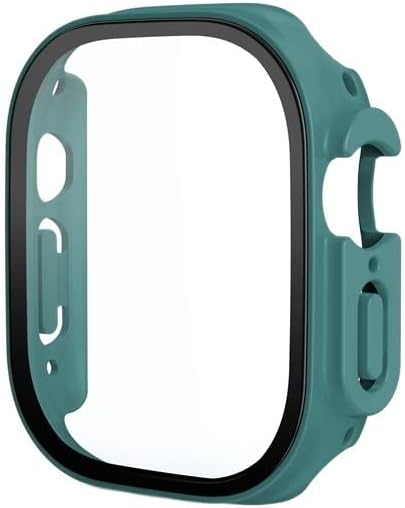 Caixa de vidro temperado Ankang para Apple Watch Ultra 49mm Protetor de tela embutido Cobertura completa