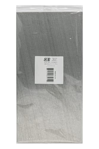 Folha de alumínio K&S 83070.064 espessura x 6 de largura x 12 de comprimento, 1 peça, feita nos EUA