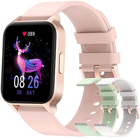 Relógios inteligentes para homens, mulheres, 2022 HD LCD Smart Watch for Android Phones e iPhone