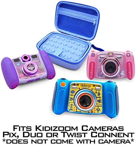 Case da câmera Blue Casematix compatível com a câmera Kidizoom Pix Plus, Dragon Touch Print Instant Print e acessórios