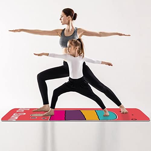Yoga Mat, tapetes de ioga para treino doméstico, tapete de exercícios, tapetes de exercícios, pilates