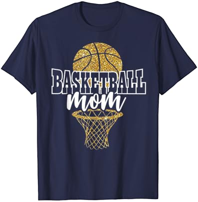 Camiseta de cesta de mamãe de basquete
