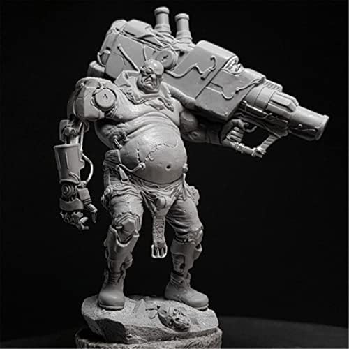 Goodmoel 1/24 Kit de modelo de resina guerreira de fantasia antiga mecha/soldado sem pintura e soldado