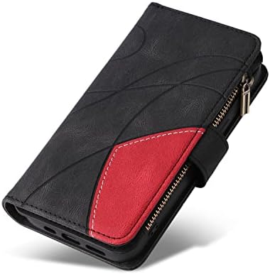 Hee Hee Smile Carteira Caso para Xiaomi Poco M4 Pro 4G Premium Pu Leather Magnetic Bolsa Zipper Cartão de bolso