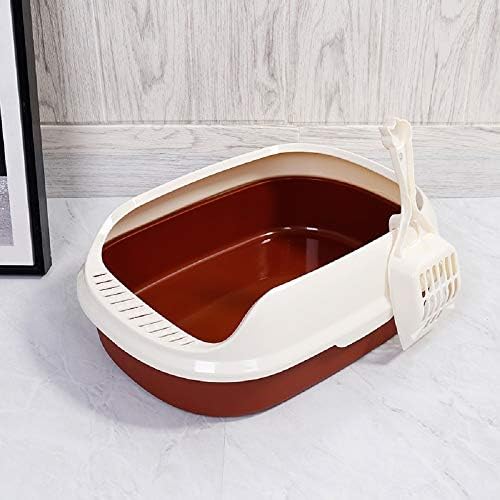 ZRSJ elegante e durável Banheiro de cachorro de estimação, caixa de areia de gato de gato e