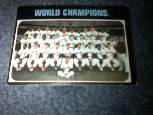 1971 MLB Topps Campeões Mundiais Baltimore Orioles Team Card 1 Bom estado!