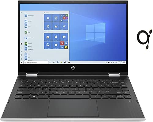 HP 2023 Pavilhão X360 14 FHD IPS Touchscreen Premium 2-em-1 Laptop, 11ª geração Intel 4-core i5-1135g7