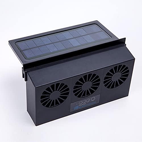 Solar Powered Car Resfriamento do ventilador Auto Janela automática Ventilação do ventilador de ventilação portátil