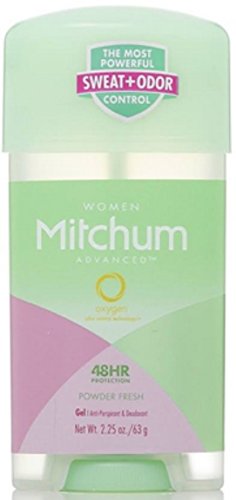 Mitchum Lady Gel Antiperspirante desodorante, pó fresco, 2,25 oz