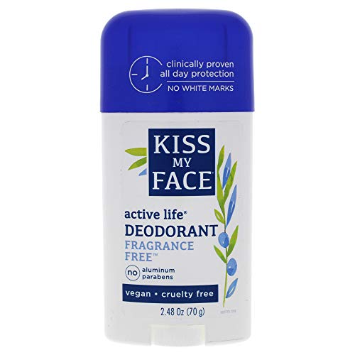 Beije meu rosto Fragrância de vida ativa Desodorante livre - desodorante livre de alumínio para mulheres