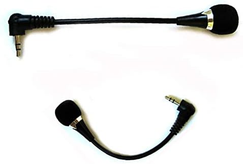 UXZDX Flexível Mini Microfone de Jack de 3,5 mm para PC para laptop Skype Yahoo Black Plug and Play