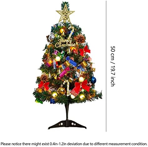 PetPhindu Artificial Christmas Tree Ornamentos para a mesa de Natal Top Decor Mini Christmas Tree