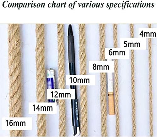 Redes de corda de cânhamo mahfei, diâmetro de malha anti-queda de escada de 8mm de malha de barra de 12 cm