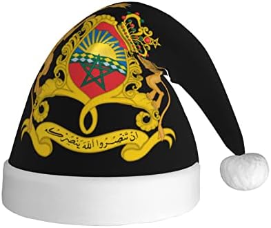 Cxxyjyj Brasão de armas do chapéu de Natal de Marrocos Hapsa de Férias Mulher Chapéus Unisex para