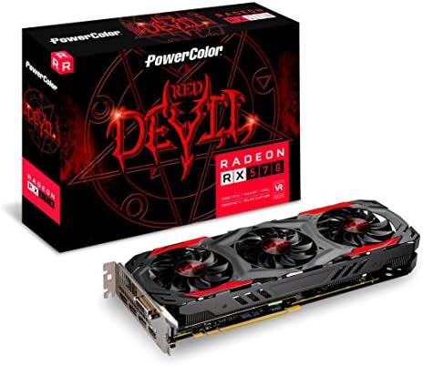 PowerColor Red Devil AMD Radeon RX570 4GB GDDR5 AXRX 570 4GBD5-3DH/OC
