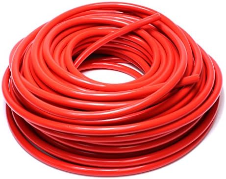 HPS 5/8 Id Red Rold Alto temperatura reforçada Mangueira de aquecedor de silicone 250 pés, pressão máxima
