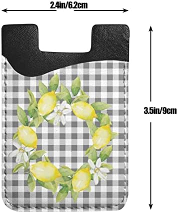 Gagaduck Lemon Adesive Polho Pocket Cell Police Stick On Carting Wallet Sleeve Credit Id Card Titular