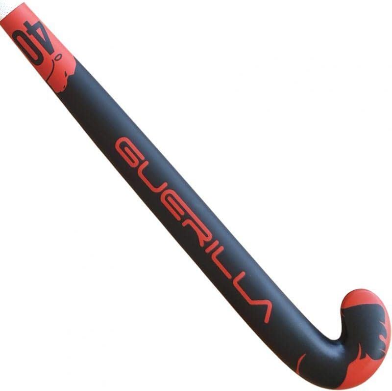 Guerilla Silverback C40 Pro Bend Hockey Stick - Vermelho - Luz de 36,5 polegadas
