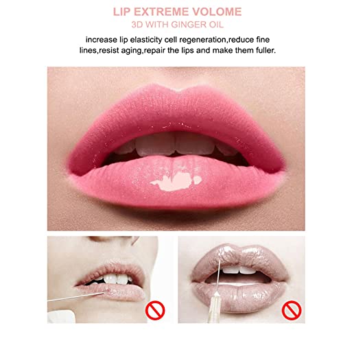 Xiahium Pretty Makeup Lip Color Mini Lip Lip Gloss Hidratante Cor Alteração Transparente Alteração