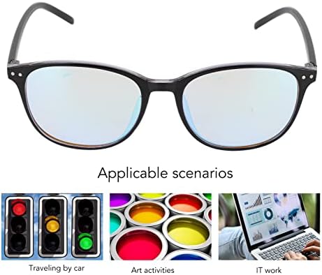 Copos de cor de cor de cor, óculos de olho para daldindismo cledness Red Green Blindness Glasses Correction